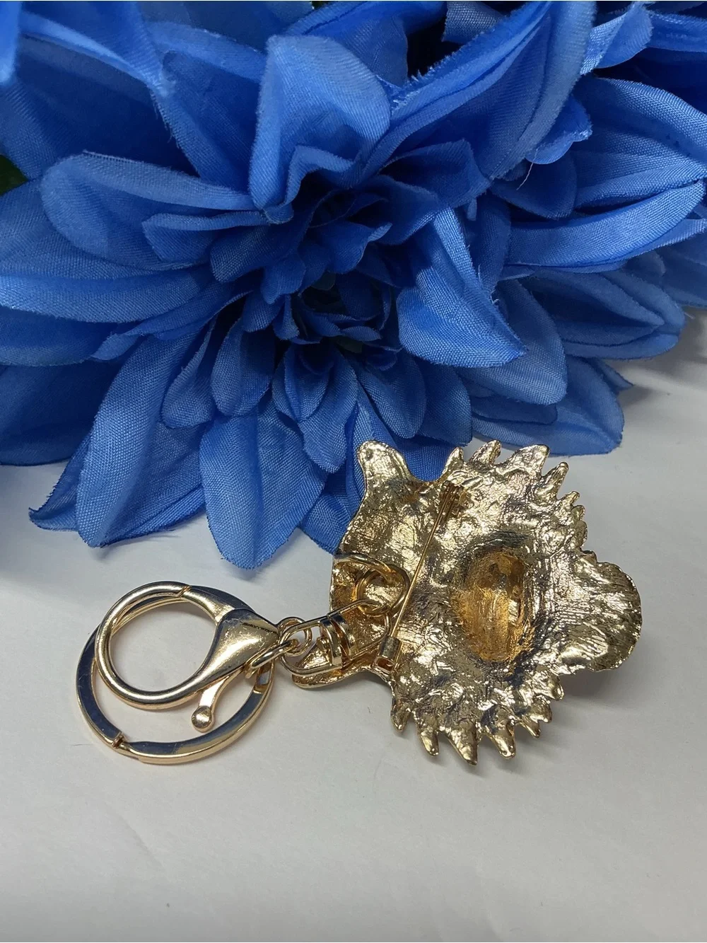 🐅LARGE CRYSTAL TIGER HEAD BAG CHARM